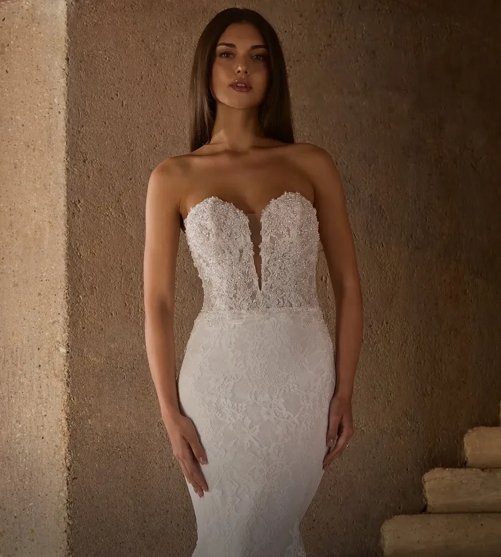 Model wearing a Casablanca gown