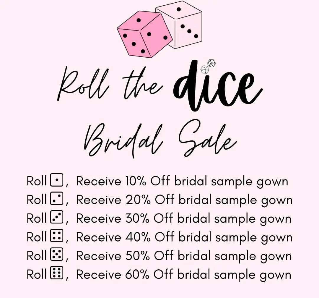 Roll The Dice Bridal Sale Main Image