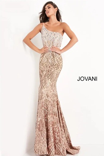 Jovani #JVN06469 #7 Silver/Café thumbnail