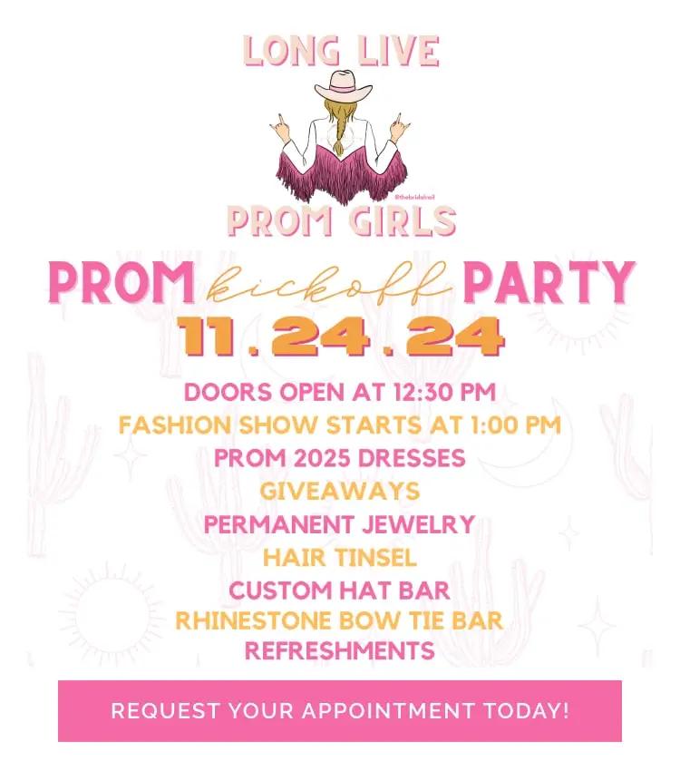 prom kickoff party banner