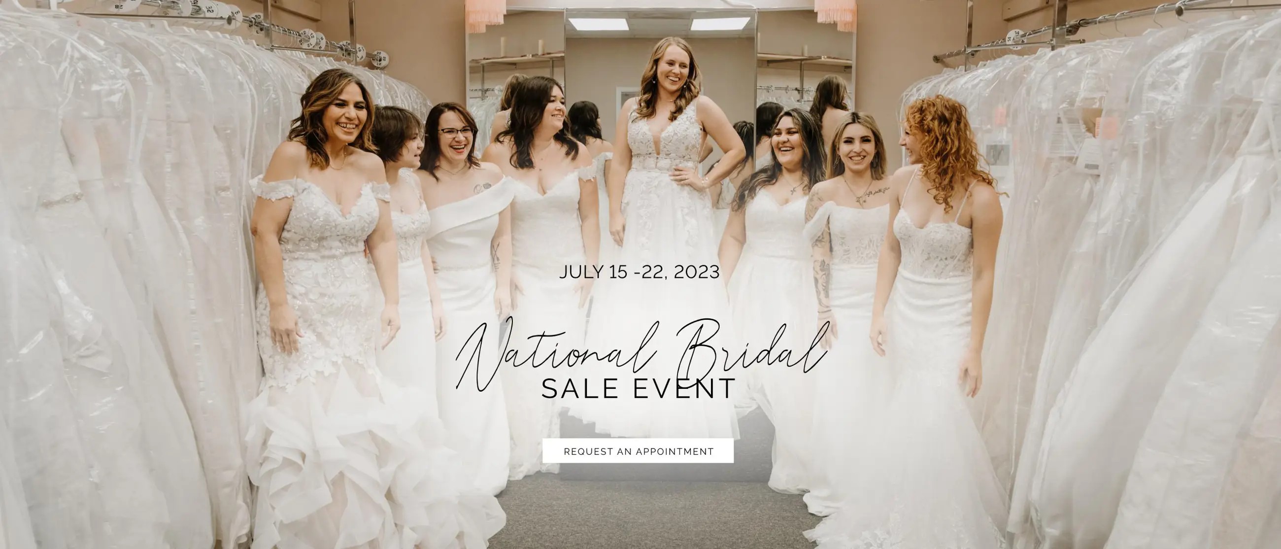 girls wearing a bridal gowns