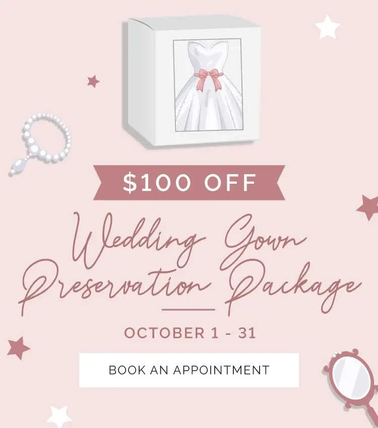 Wedding Gown Preservation Event Mobile Banner