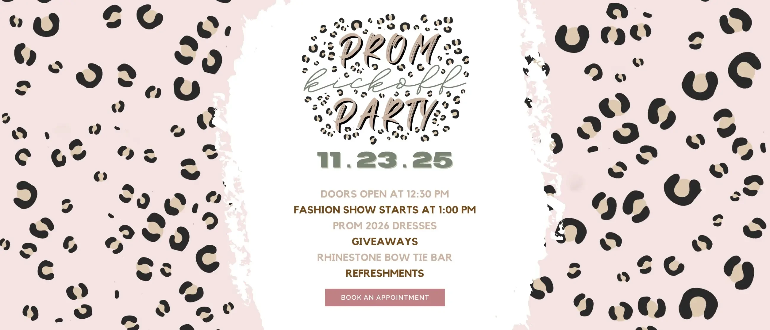 Prom Kickoff Party Banner