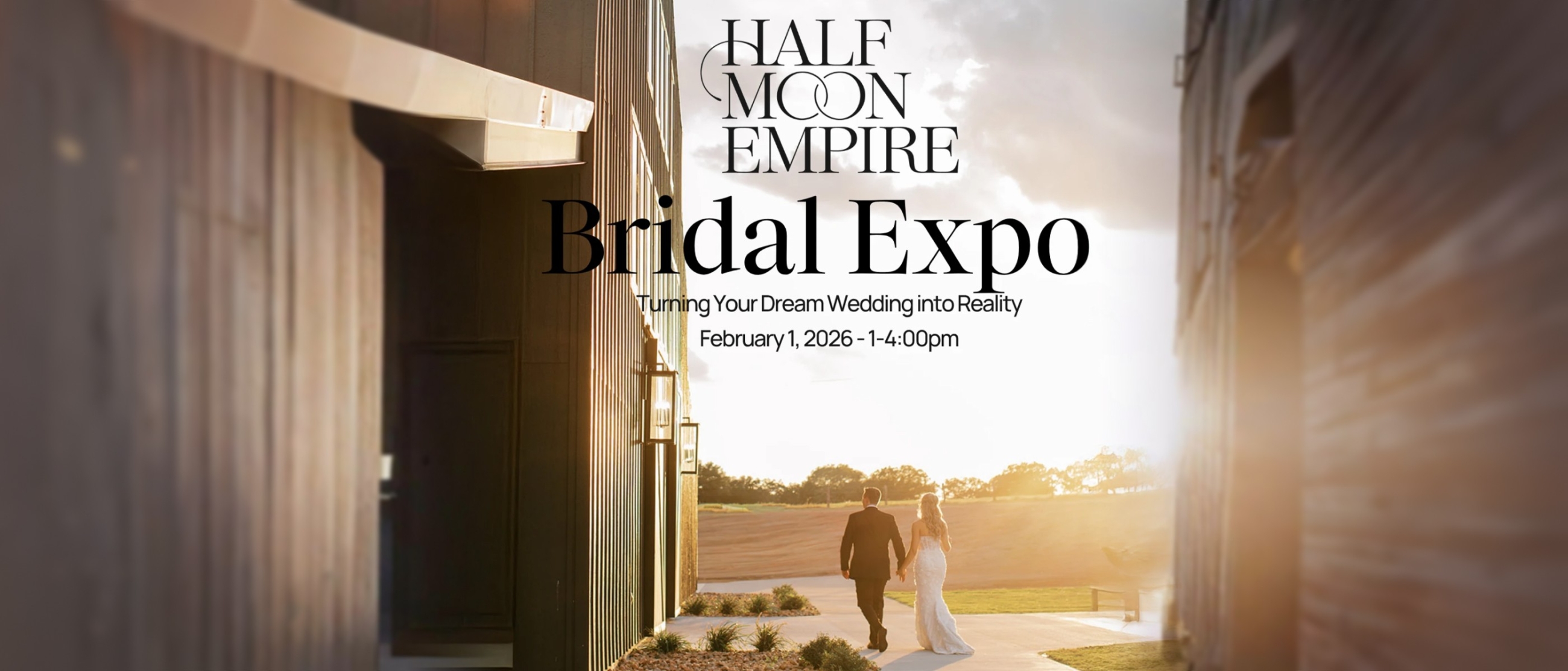 Half Moon Bridal Expo Event Banner